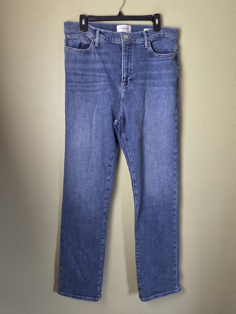 Frame Straight Demim Le Highr Straight Size 32